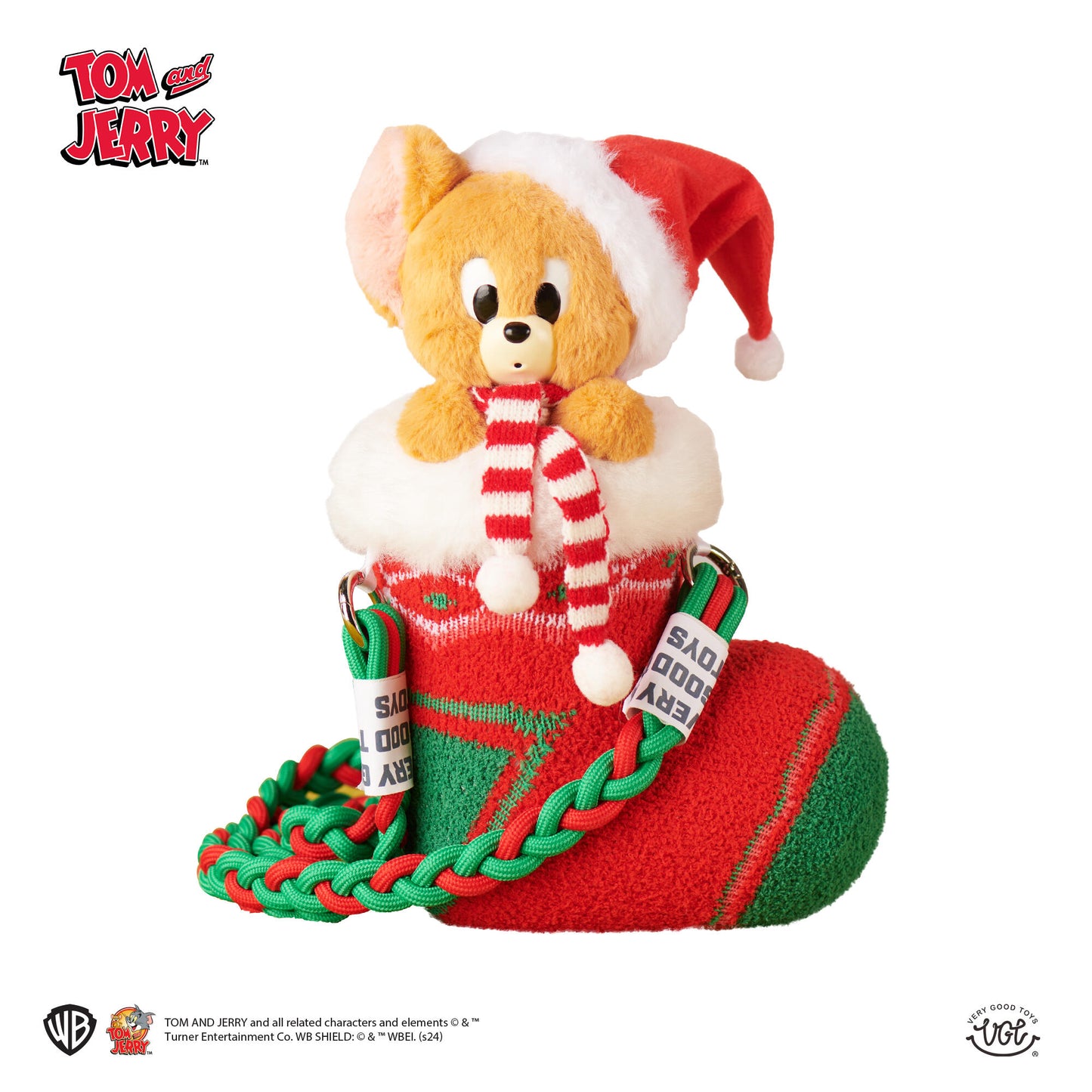 VGT Tom & Jerry Jerry Christmas Stocking Plush